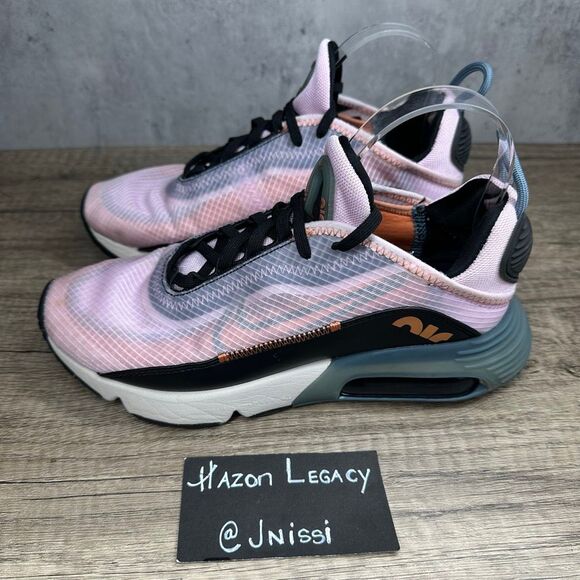 Nike~Women’s~Air Max 2090 Light Arctic Pink Lace Up Shoes Sneakers~Size 7 - Picture 1 of 8